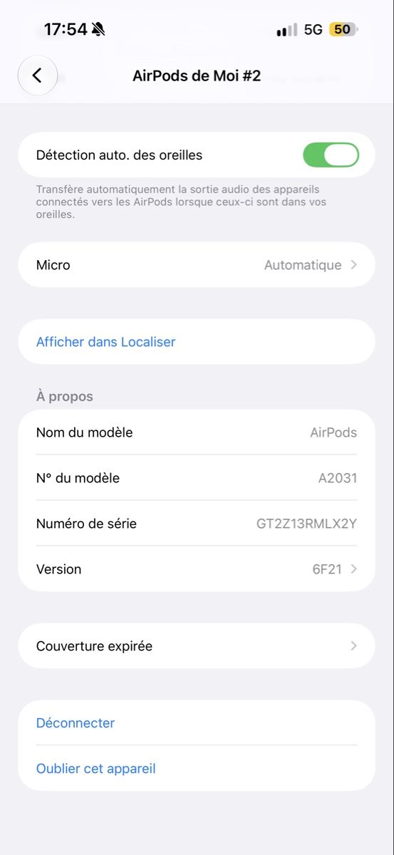 Apple Casques audio: AirPods gen2 – D'occasion à Eclepens par Marcopollooo 2