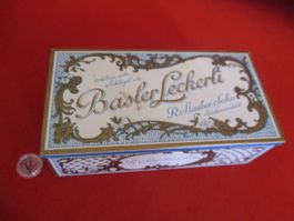 grosse Blechdose Basler Leckerli Stauber Basel
