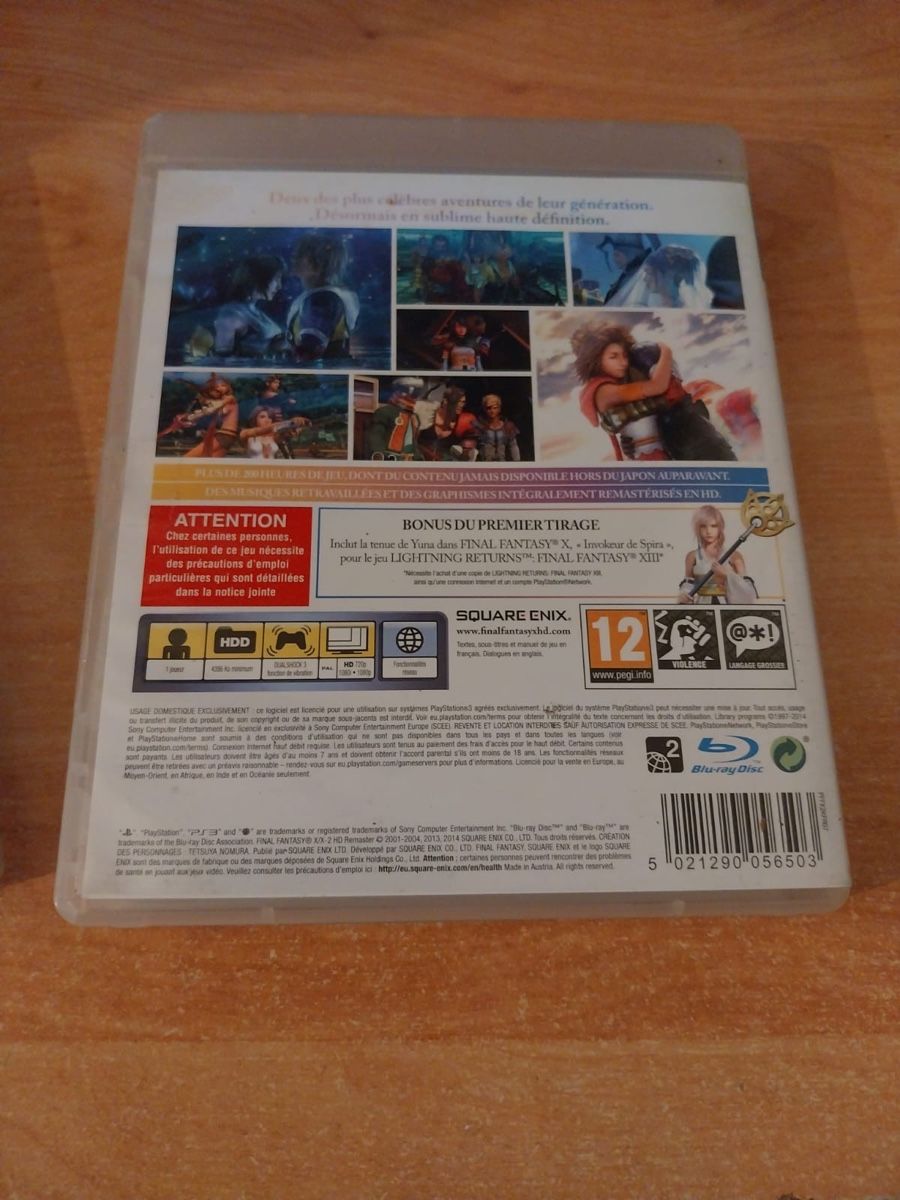 Giochi: Final Fantasy X/X-2 HD Remaster PS3 – Usato da Versoix venduto da axe_qpy7 1
