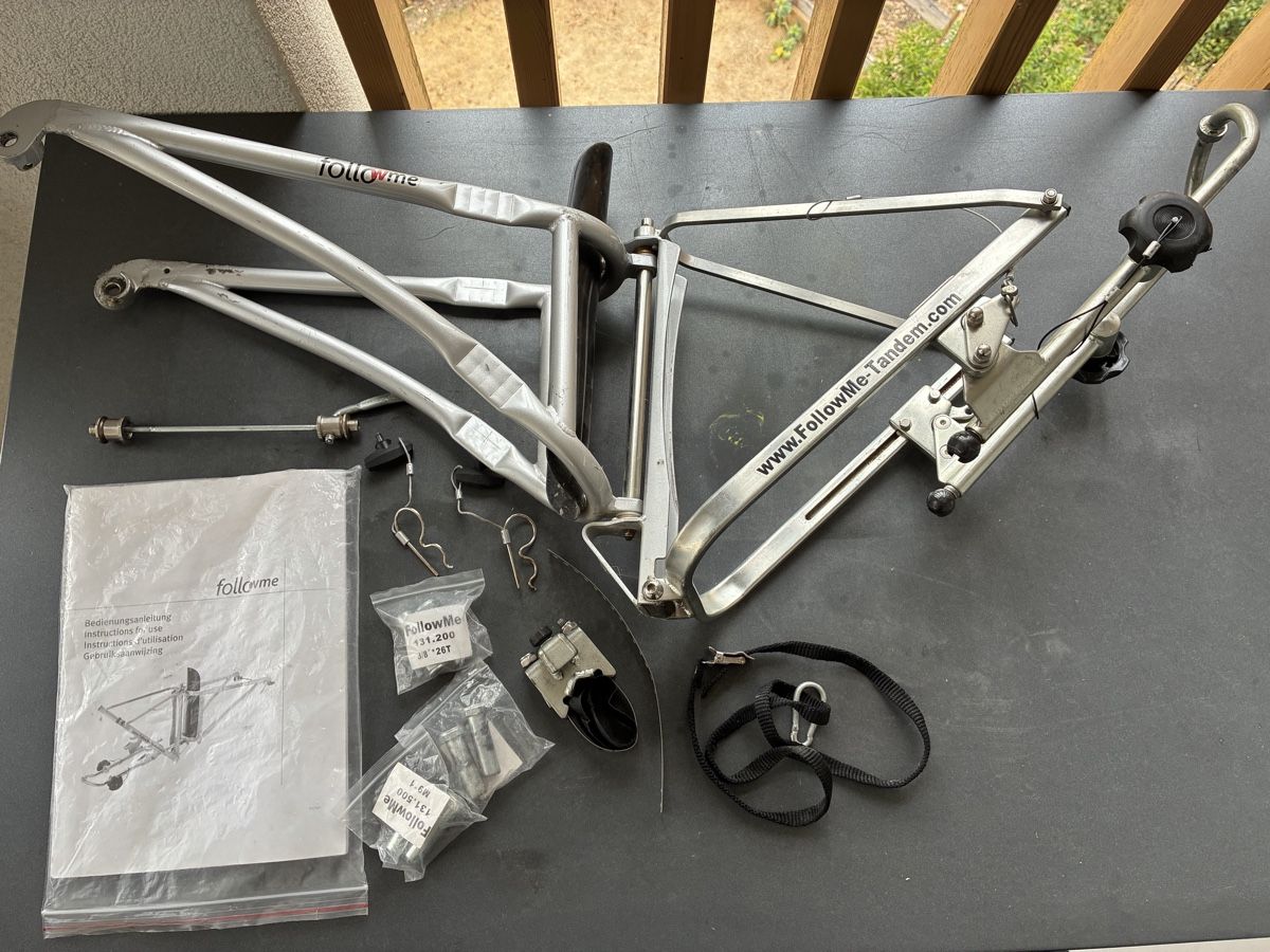 Fixations: Attelage tandem Follow me  – D'occasion à Agiez par neurisis
