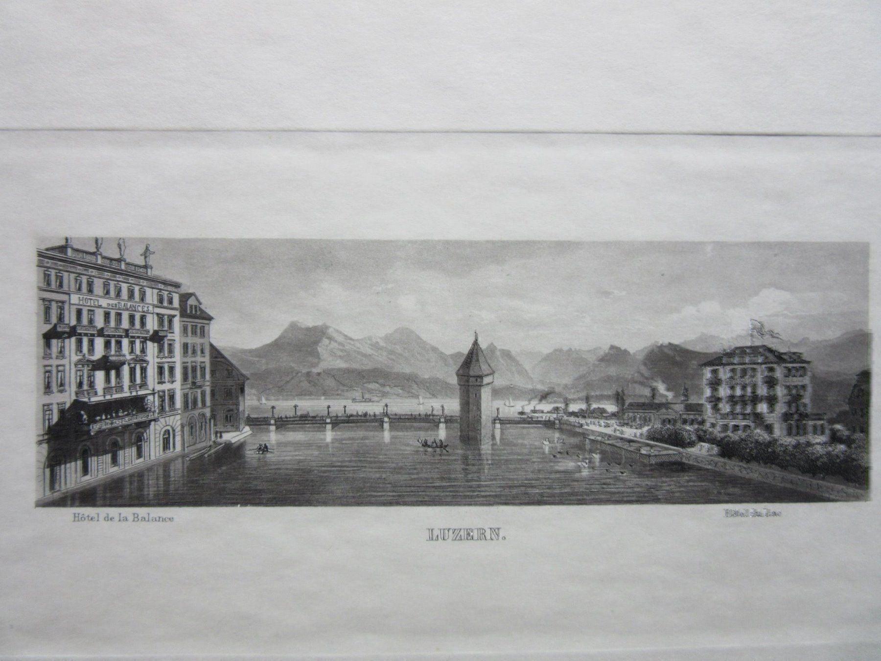 Incisioni: LUZERN AQUATINTA – Usato da Gersau venduto da grafik-kunst