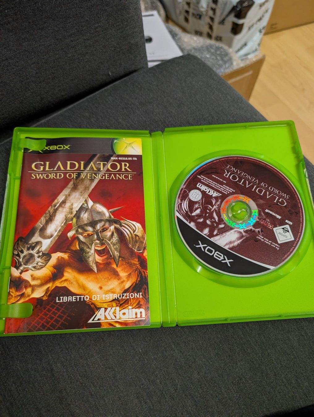 Giochi: Gladiator sword of vengeance Microsoft Xbox – Usato da Giubiasco venduto da Ticinerd 2