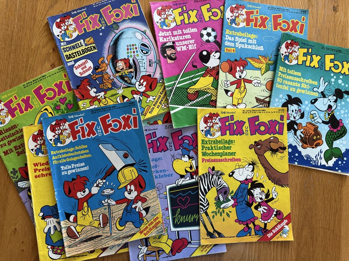 Comics: Fix und Foxi Sammlung, 12 Hefte von 1982 – Gebraucht aus zürich von greenmodul 1