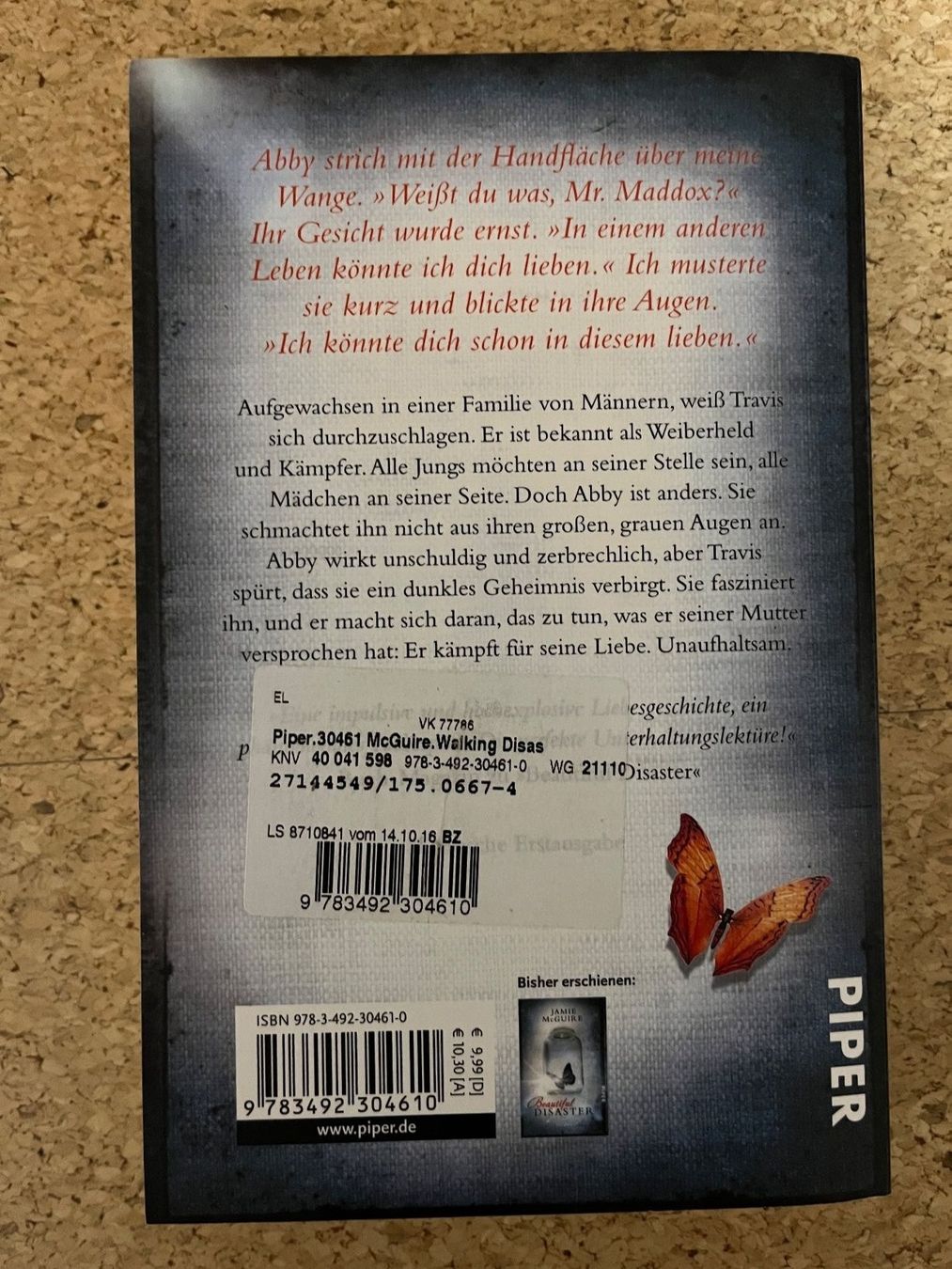 Libri: Taschenbuch "Walking Disaster", Jamie McGuire – Usato da Grosswangen venduto da Vita500 1