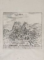 Sion Sitten  Kupferstich von Wagner 1688 selten
