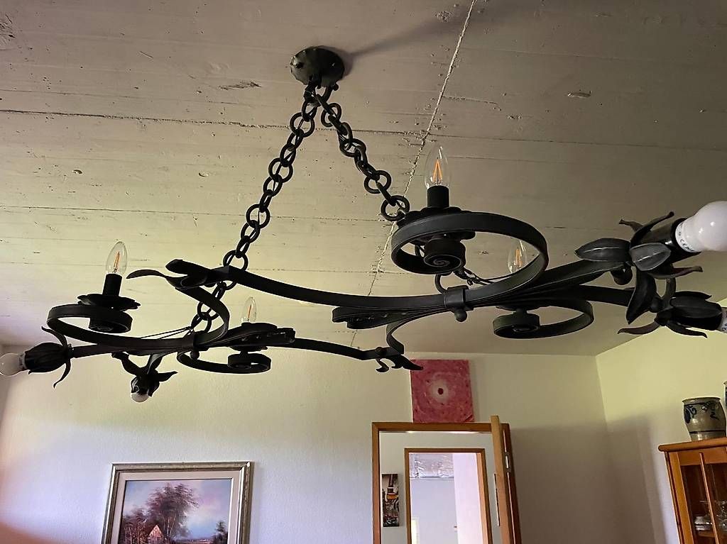Lampes: Lampada a sofitto in ferro battuto – D'occasion à Giubiasco par erm_ngb5 2