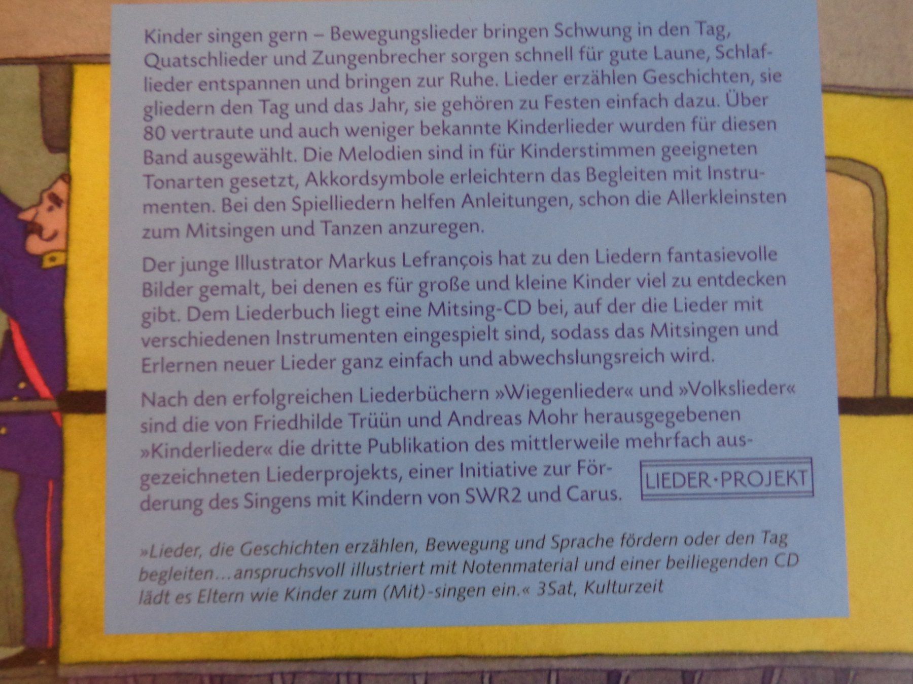 Bücher: Kinderbuch mit Kinderlieder und CD – Gebraucht aus Chur von Oregano1 9