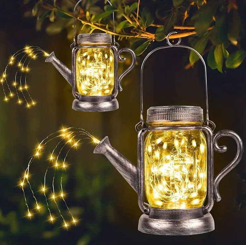 Dispositivi a energia solare: LED Solar Leuchte - Giesskanne mit 45 LED's – Nuovo e nell'imballaggio originale da Diepoldsau venduto da preisparadies-ch 6