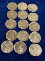 15 x 1.- alle 835 Silber, je 5 gr. also total 75 gr.