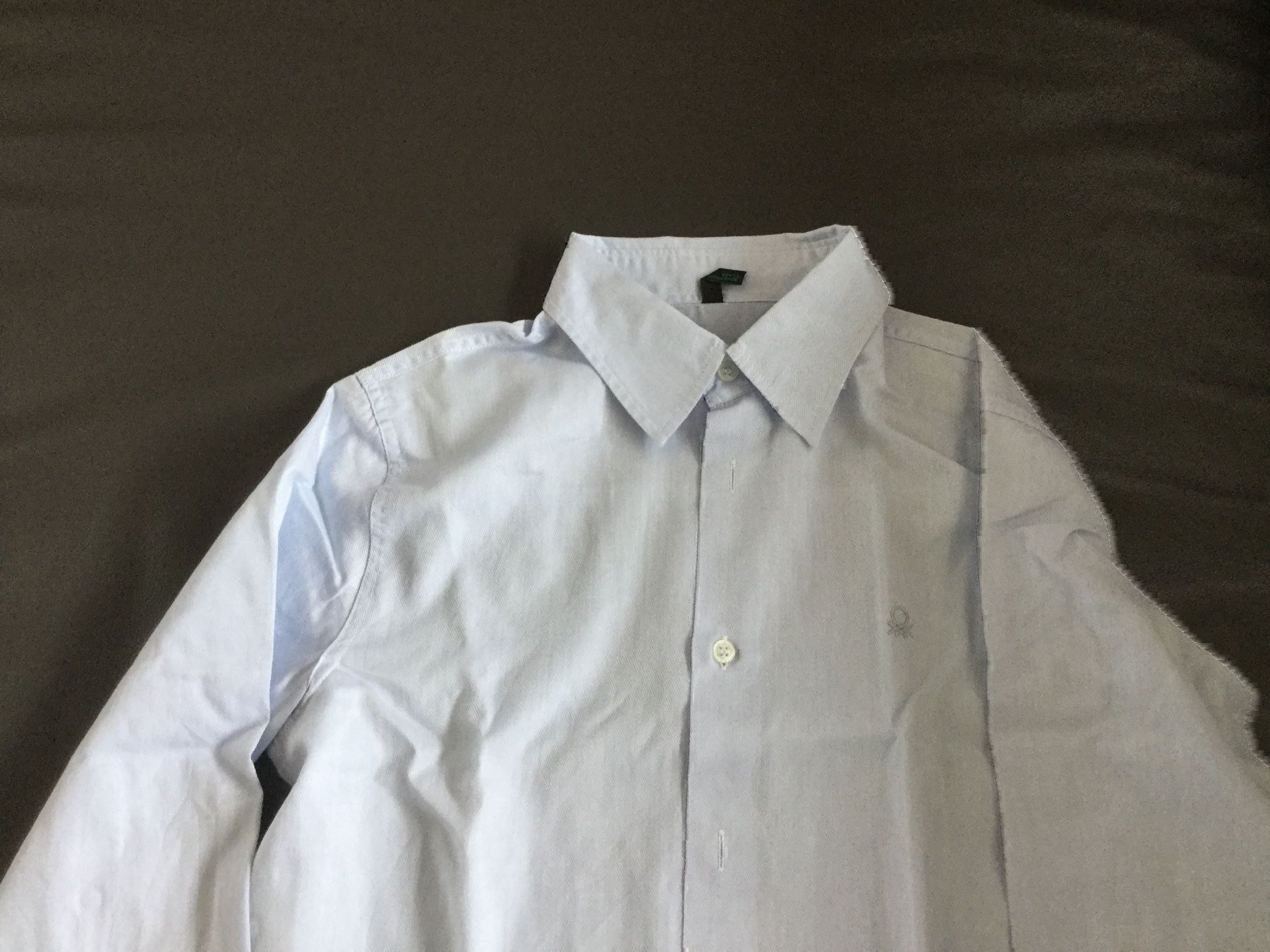 Benetton Chemises, T-shirts & Polos: Hemd Benetton hellblau – D'occasion à Horw par Benny017 1