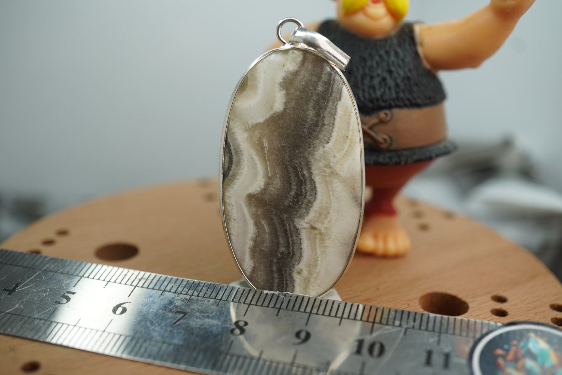 Minerali & Pietre curative: Aragonit   925 Silber   Anhänger  "TOPSTONE" – Nuovo e nell'imballaggio originale da Eschenbach SG venduto da topstone 6