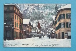 Meiringen - Dorfstrasse - Winter - 1909