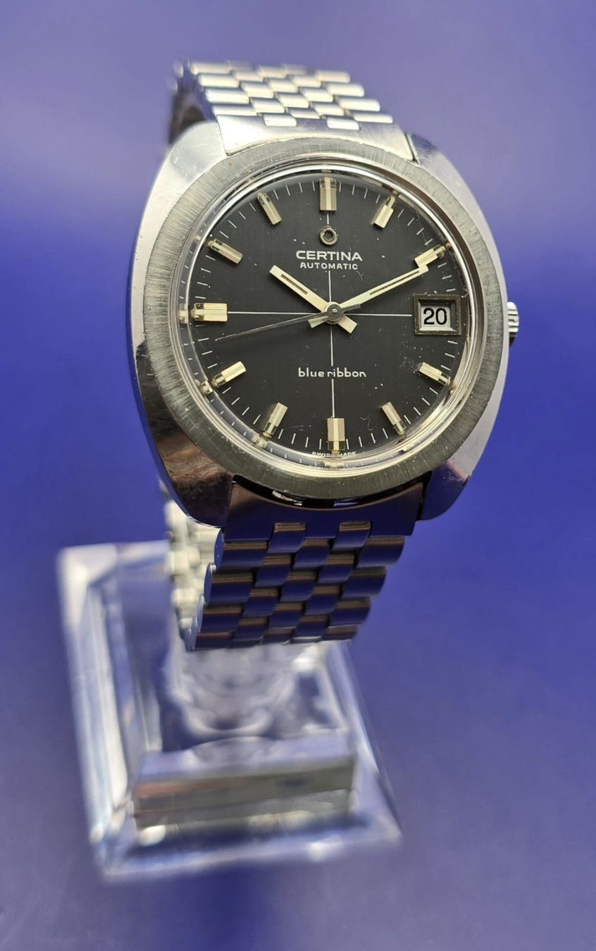 Certina Orologi: CERTINA AUTOMATIC DATE BLUE RIBBON SWISS MADE UHR – Usato da Neftenbach venduto da Taschen-Uhren 1