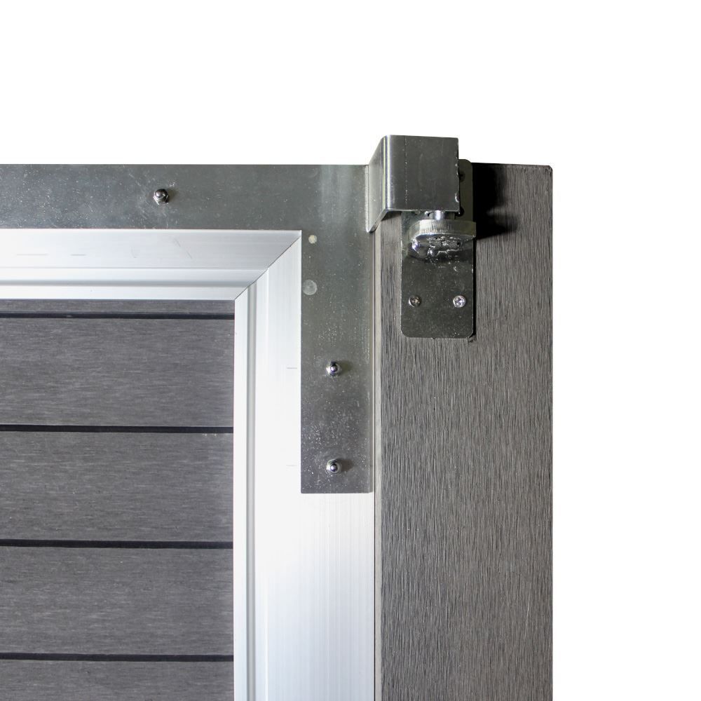 Porte: 20644 - WPC Gartentor CATOR Anthrazit Sichtschutzzaun Tor – Nuovo e nell'imballaggio originale da Wallenwil venduto da toesstal-vertrieb 4
