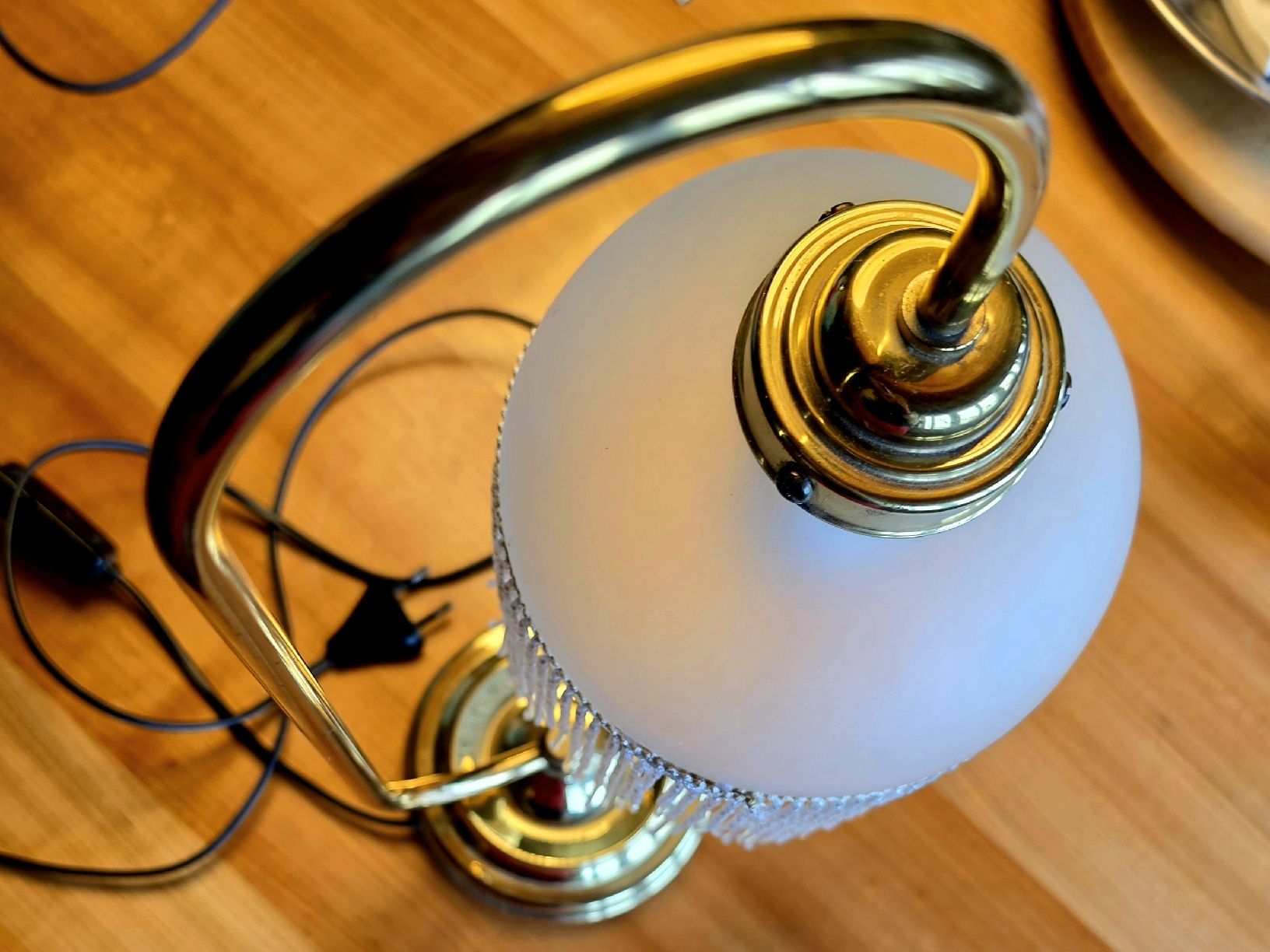 Lampen: Tischlampe Messing – Gebraucht aus Krinau von Stangensellerie 1