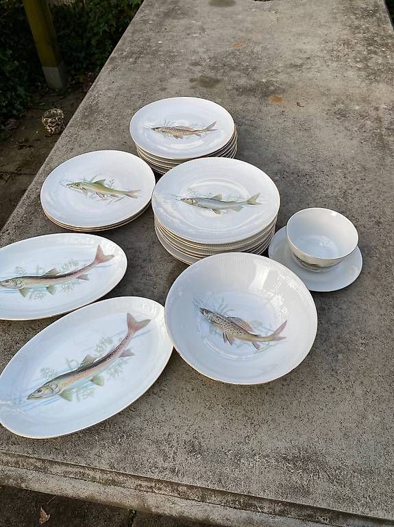 Geschirrsets: Fischservice von Winterling Bavaria  – Gebraucht aus Wil SG von nicetohave54 3