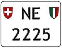 Insegne: Plaque moto NE 2225 – Nuovo (secondo la descrizione) da Boudevilliers venduto da ENCHERES-PLAQUES-NE