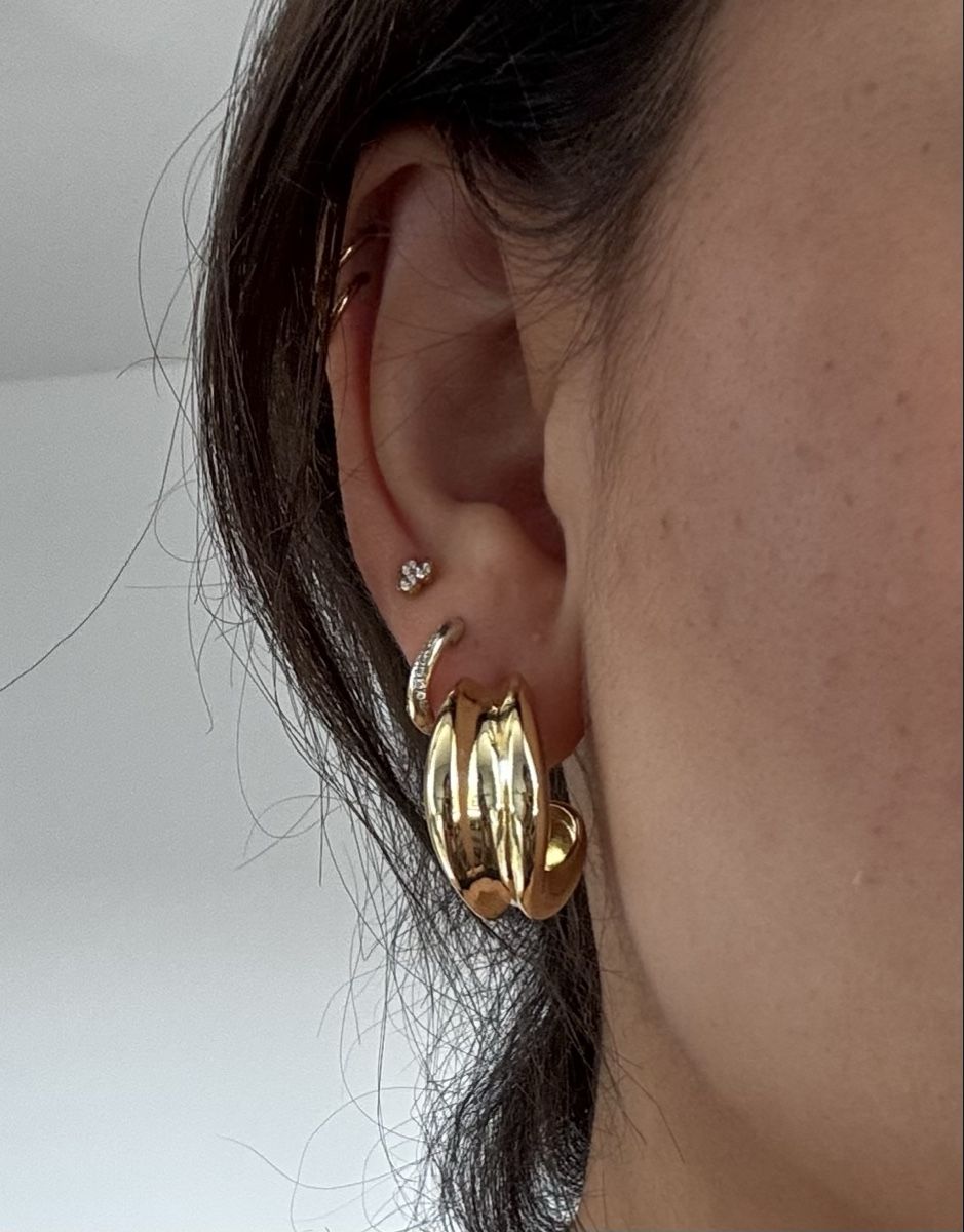 Boucles d'oreille: Goldene Hoops – Neuf (Voir description) à Basel par Vaniiiy 1