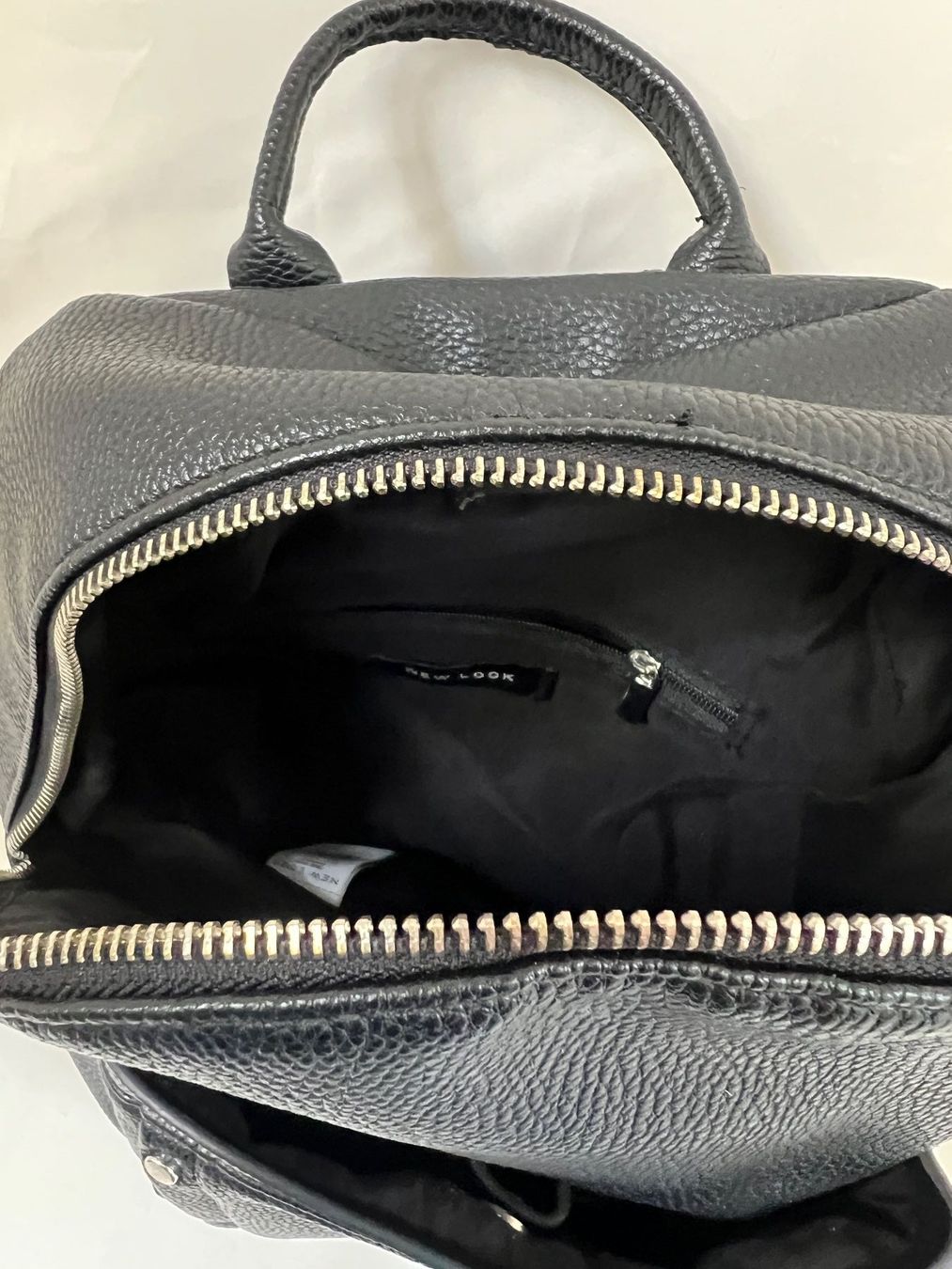 Sacs à dos: Schwarzer Rucksack in Lederoptik – D'occasion à Zürich par Drahtzug 3