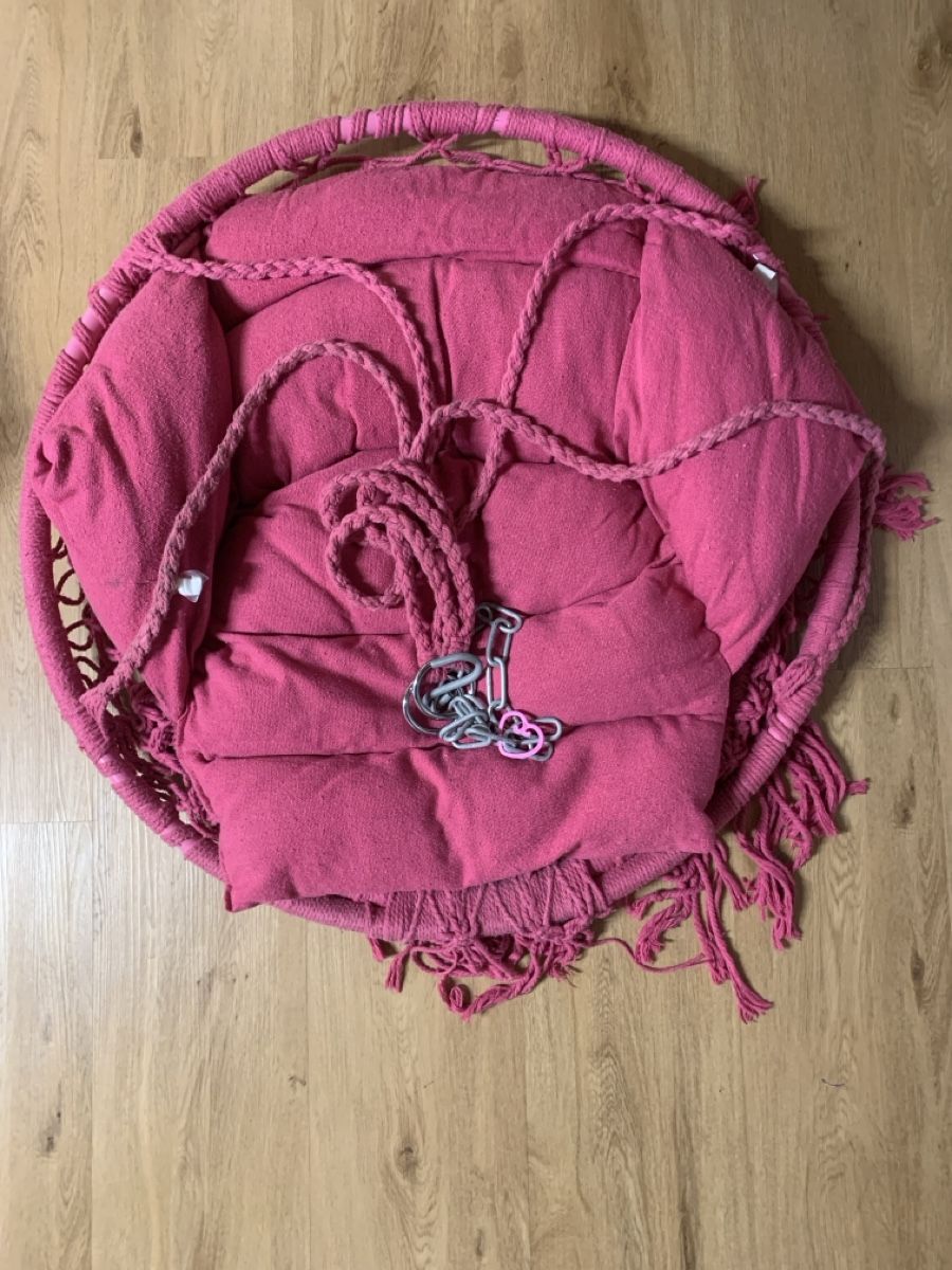 Poltrone pensili da giardino: Kinder Hängesessel Pink – Usato da Netstal venduto da Clutch79Cardz