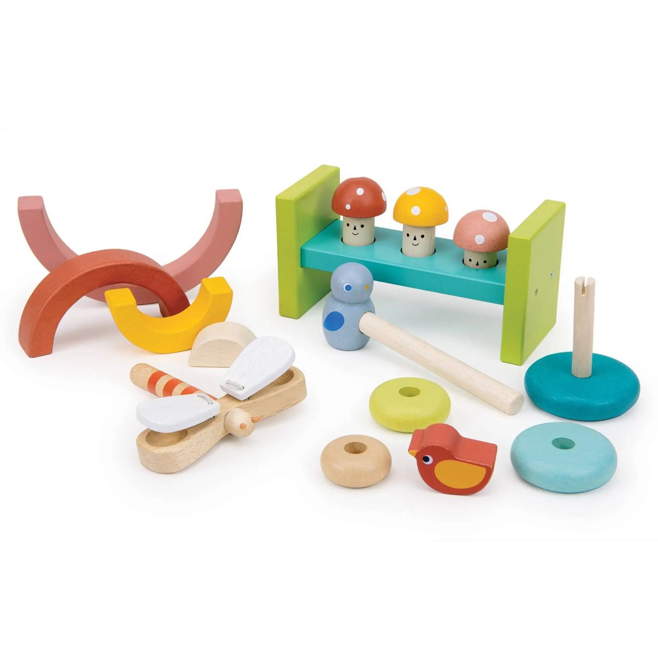 Giocattoli: Gartenspiel Set aus Holz ab 18 Monaten – Nuovo e nell'imballaggio originale da Bühler venduto da mein-wunderland 1