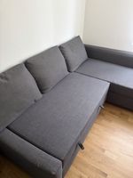 Ecksofa Schlafsofa grau gebraucht mit Gebrauchsspuren