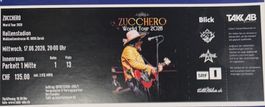1x Zucchero World Tour 26 Zürich, 17.06.2026, REIHE 1