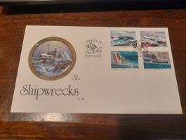 Cachet philatélique "Shipwrecks" 1994 - Coffret rare!