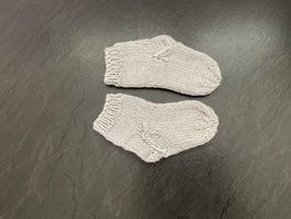 Handgestrickte Kindersocken Gr.14/15 Fusslänge 11,5 cm