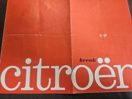 Citroen Break ID 19 Confort  Luxe  Prospekt 1963 xx