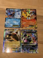 Lot de 4 cartes Pokémon EX FR 