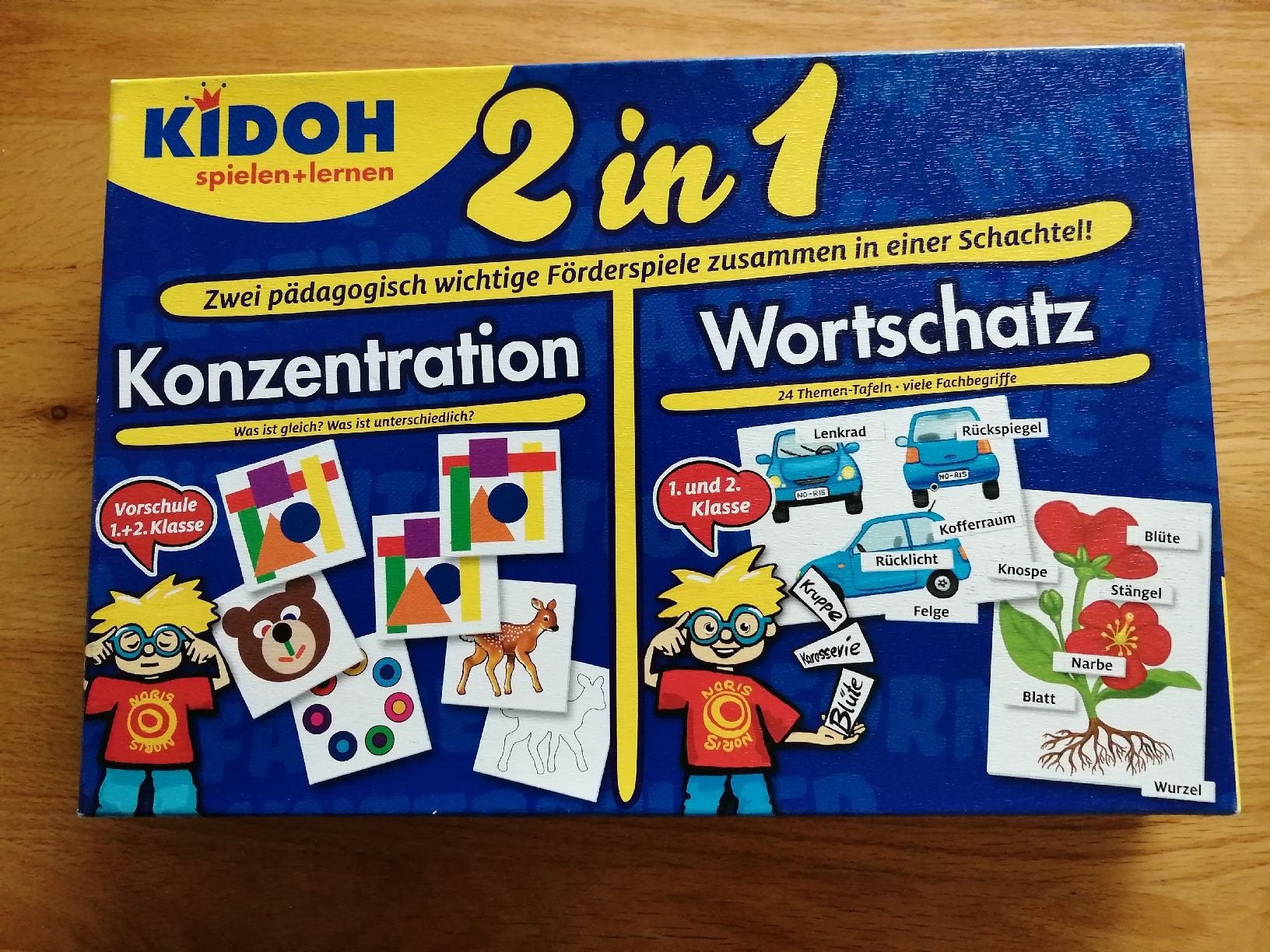 Spiele: Kinderspiel Konzentration & Wortschatz 2in1 – Neu (gemäss Beschreibung) aus Honau von holunder3