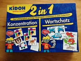 Kinderspiel Konzentration & Wortschatz 2in1