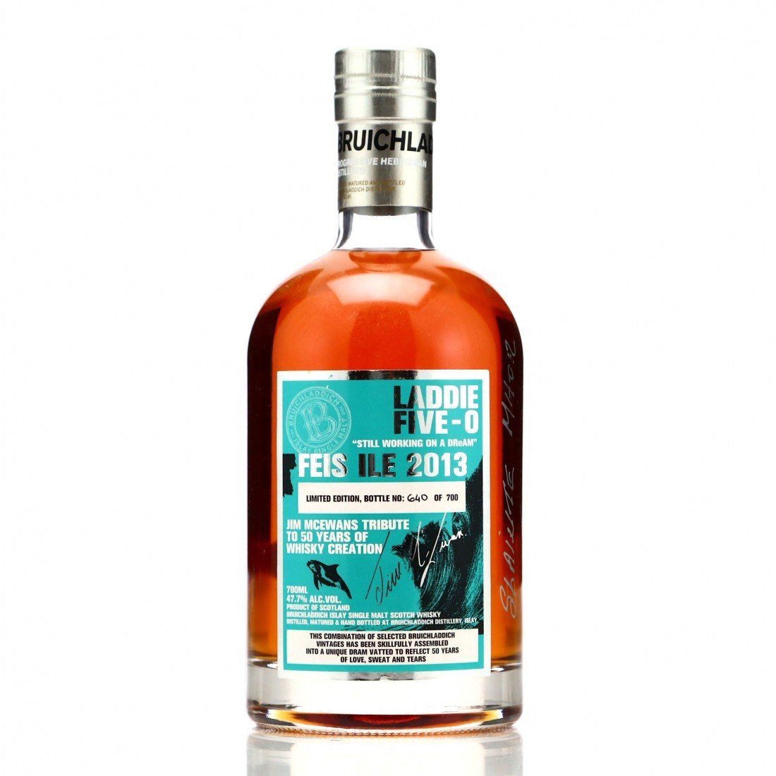 Bruichladdich Bevande alcoliche: Bruichladdich Laddie Five-O / Feis Ile 2013 Signed – Usato da Vevey venduto da Olispirits