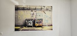 Banksy-inspiriertes Bild zu verkaufen