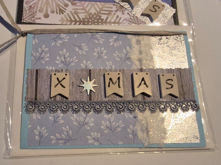 Cartes: 3er SET, Weihnachtskarten mit X-MAS Buchstaben – Neuf avec emballage d'origine à Nottwil par echtMOMO 4