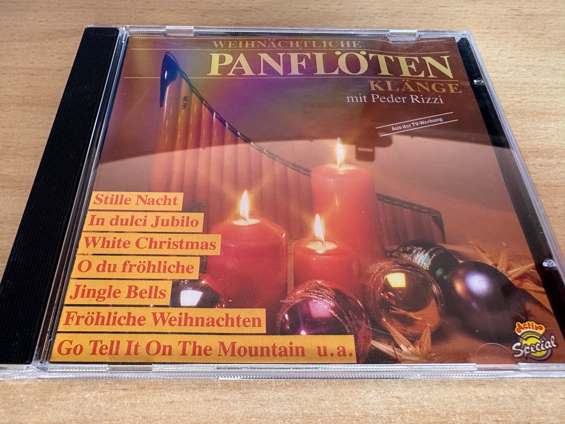 CD: Rizzi Peder - Weihnächtliche Panflötenklänge – Usato da Rikon im Tösstal venduto da Alpenmutz