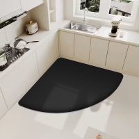 Schwarze Küchenmatte Halbrund, Neuwertig & Top Zustand!