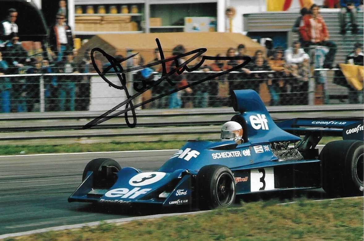 Autografi: Scheckter, Tyrrell 1975, original signiert! – Usato da Grünenmatt venduto da F1Racing-Switzerland