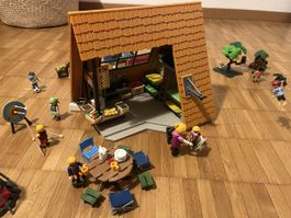 Playmobil Abenteuercamp mit Zeltplatz, Booten und Gruselwald