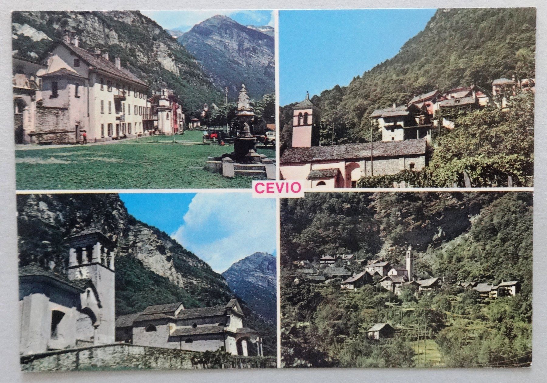 Cartoline postali: Cevio - Valle Maggia – Usato da Fétigny venduto da Billy2miny