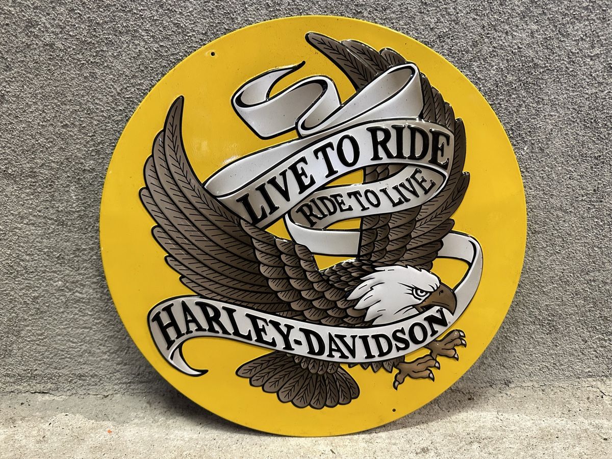 Insegne: Live to ride Harley Davidson – Nuovo (secondo la descrizione) da Reinach AG venduto da rares75
