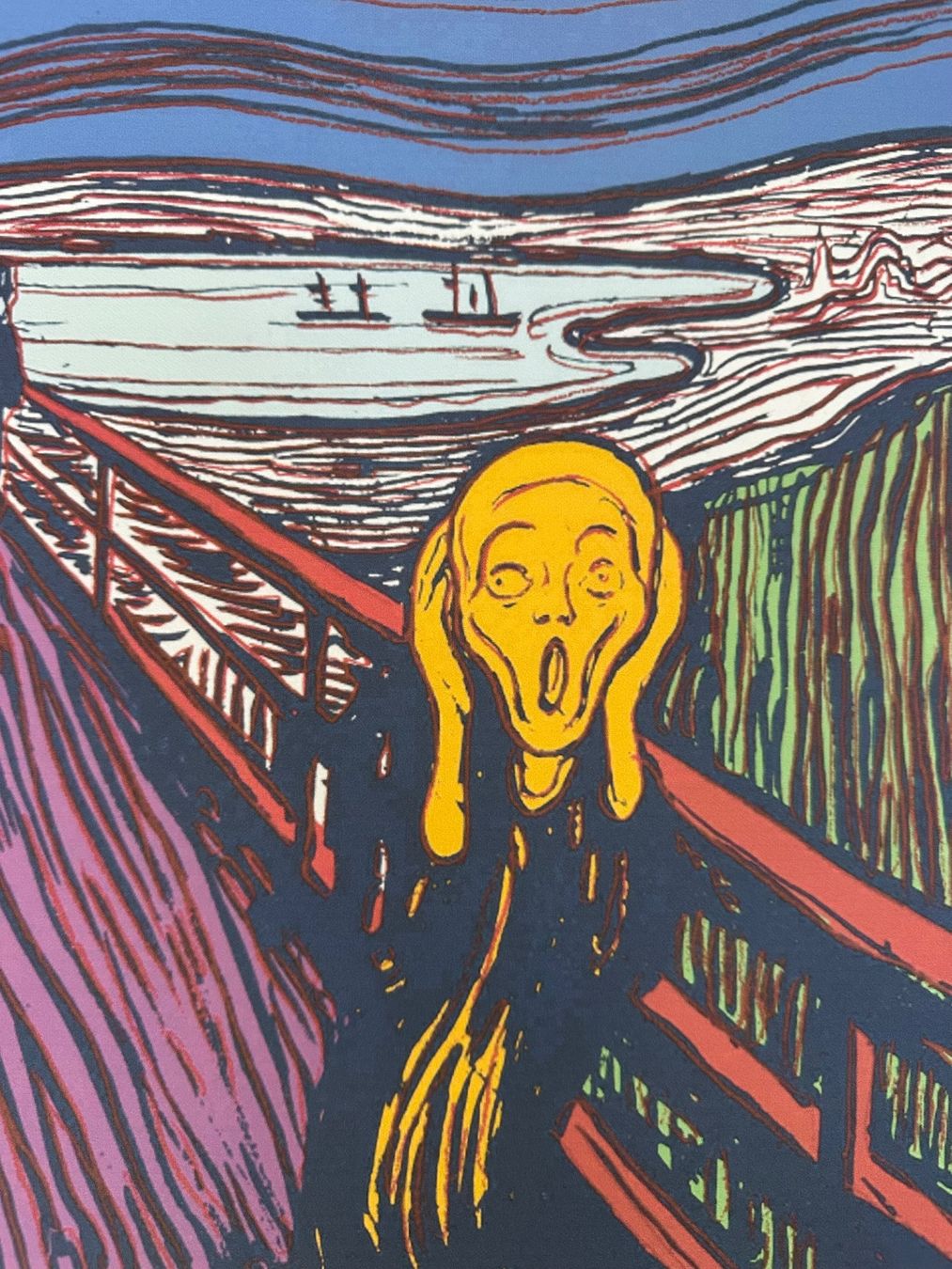 Gemälde: Andy Warhol: Der Schrei, POP ART 91/100 – Neu (gemäss Beschreibung) aus Meilen von Smgdesign 5