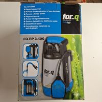 Regenfasspumpe for_q FQ-RP 3.400 neuwertig mit Zubehör