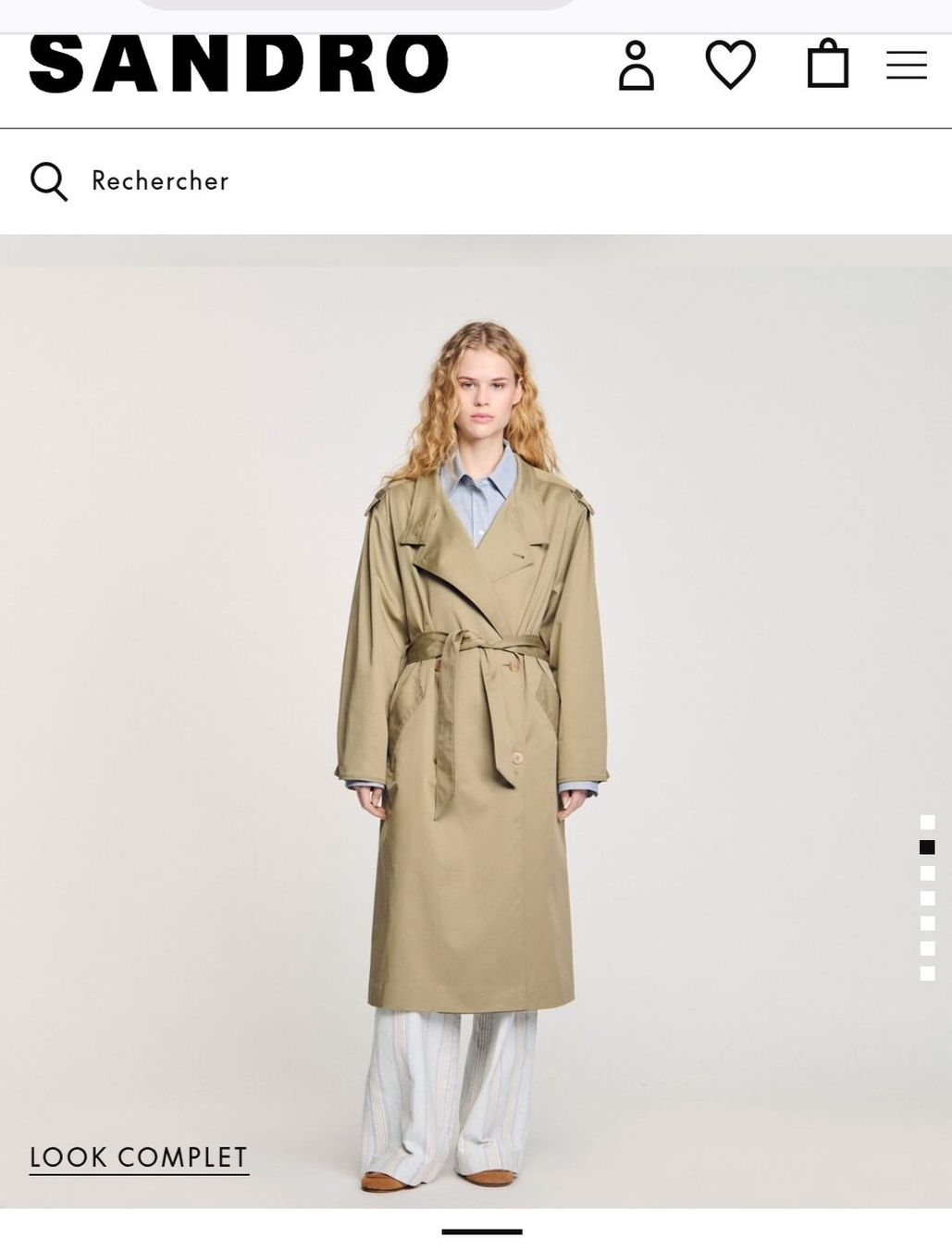 Sandro Cappotti: Trench neuf Sandro – Nuovo e nell'imballaggio originale da Baar venduto da hba_y8kv 9