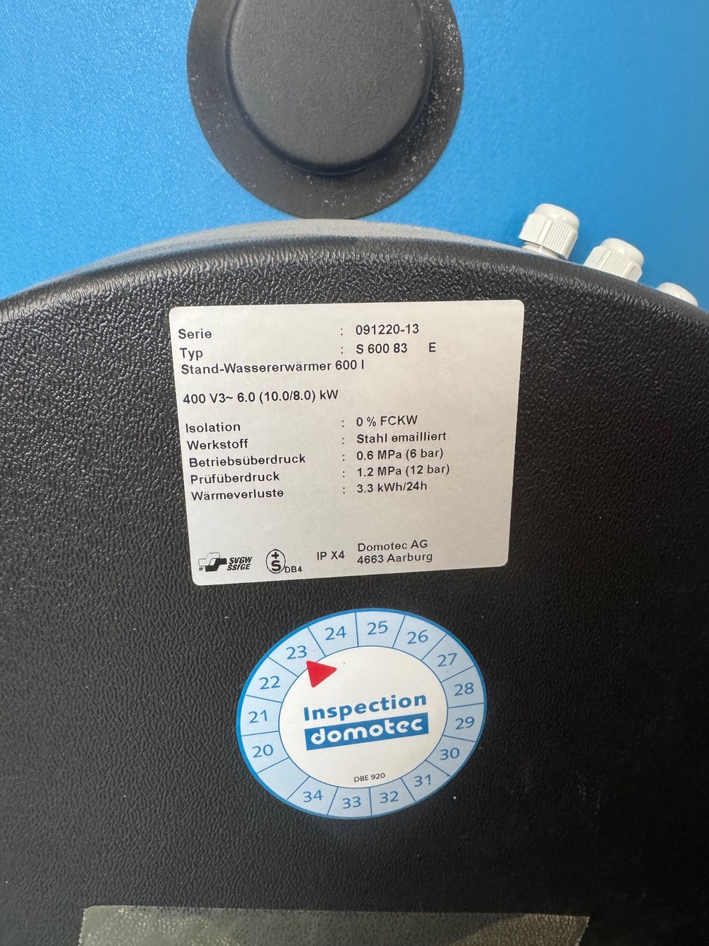 Sanitari: Warmwasserboiler 600L – Usato da Trun venduto da Rrogerb 1