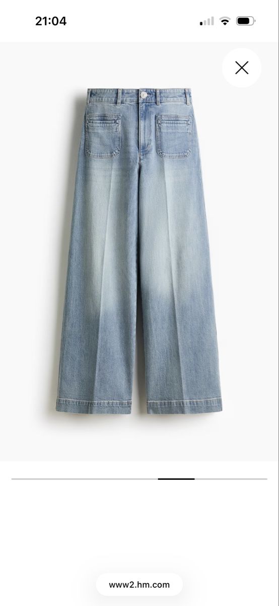 H&M Jeans: H&M Wide High Jeans – Usato da Erlenbach ZH venduto da itemstobepruchased 2