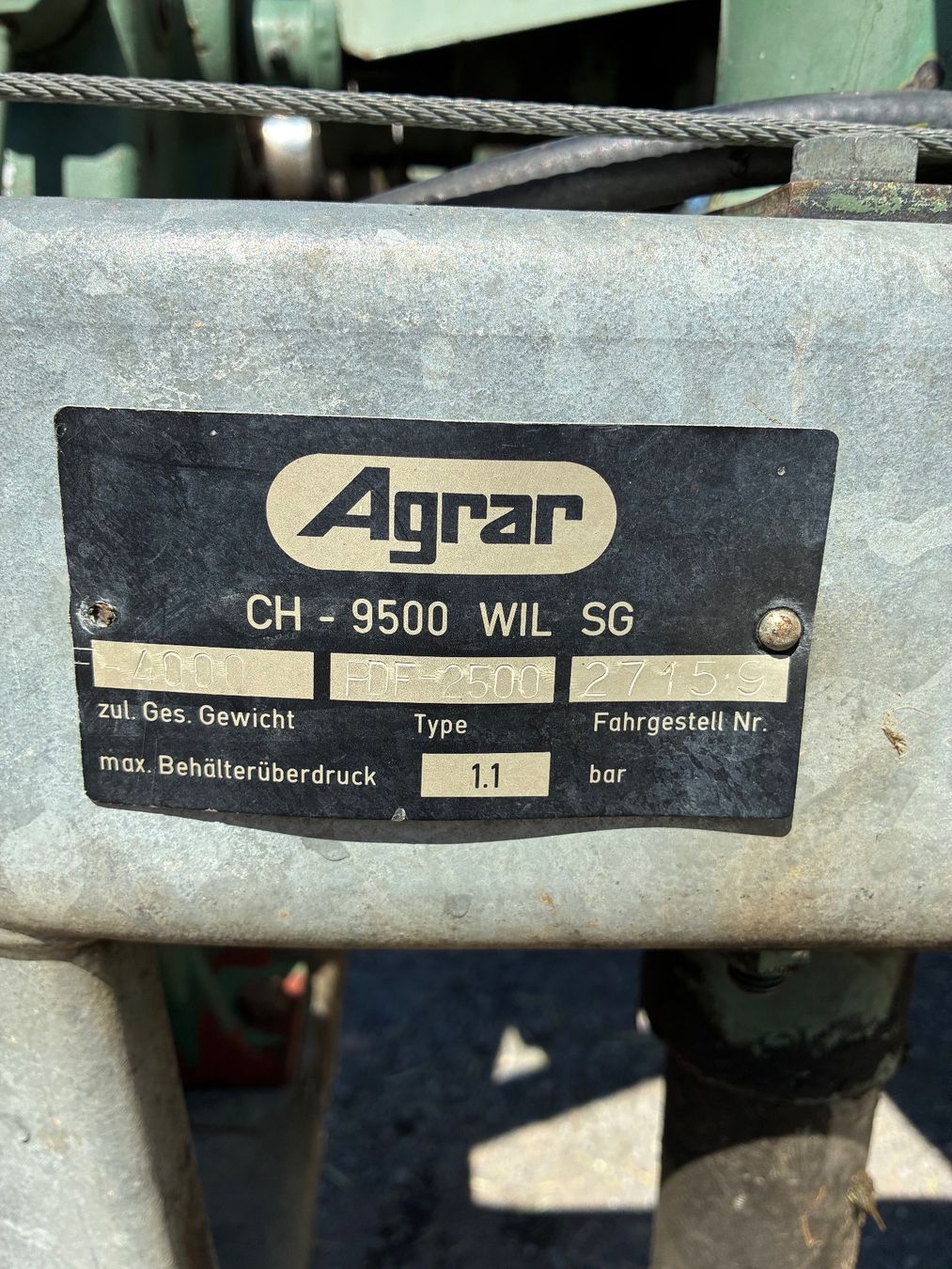 Zubehör: Güllenfass mit Zusatzpumpe – Gebraucht aus Hütten von Angusfarm 4
