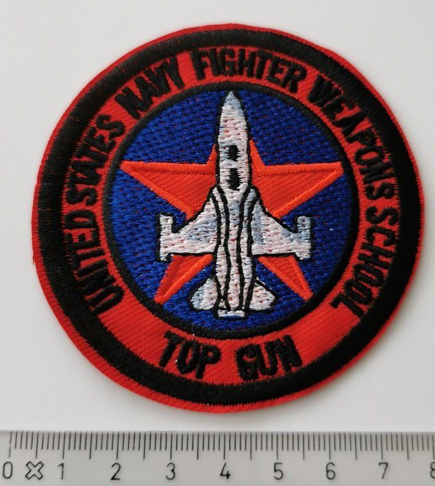 Patches: TOP GUN - Aufnäher (neu) – Neu und originalverpackt aus Wilen b. Wollerau von morethanmusic