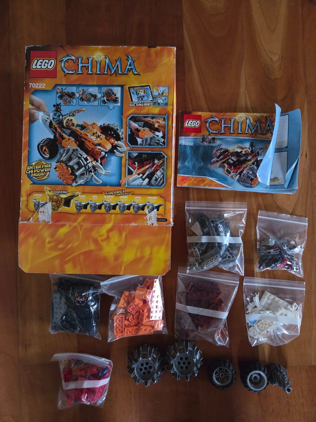 Lego Giocattoli: Lego CHIMA Tormak's Shadow Blazer 70222 – Usato da St. Gallen venduto da Razoon77